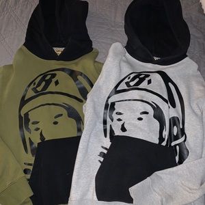 *2*  Billionaire Boys Club Astro Head Hoodies